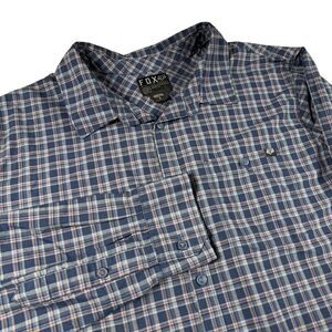 Fox Racing Shirt Mens Large Heritage Forged Skater Utility Button Up Long Sleeve